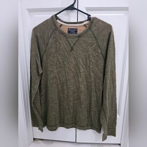 Abercrombie & Fitch Tan and Olive Shirt